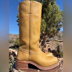 FRYE 🇺🇸 Campus 14L Boots In Banana